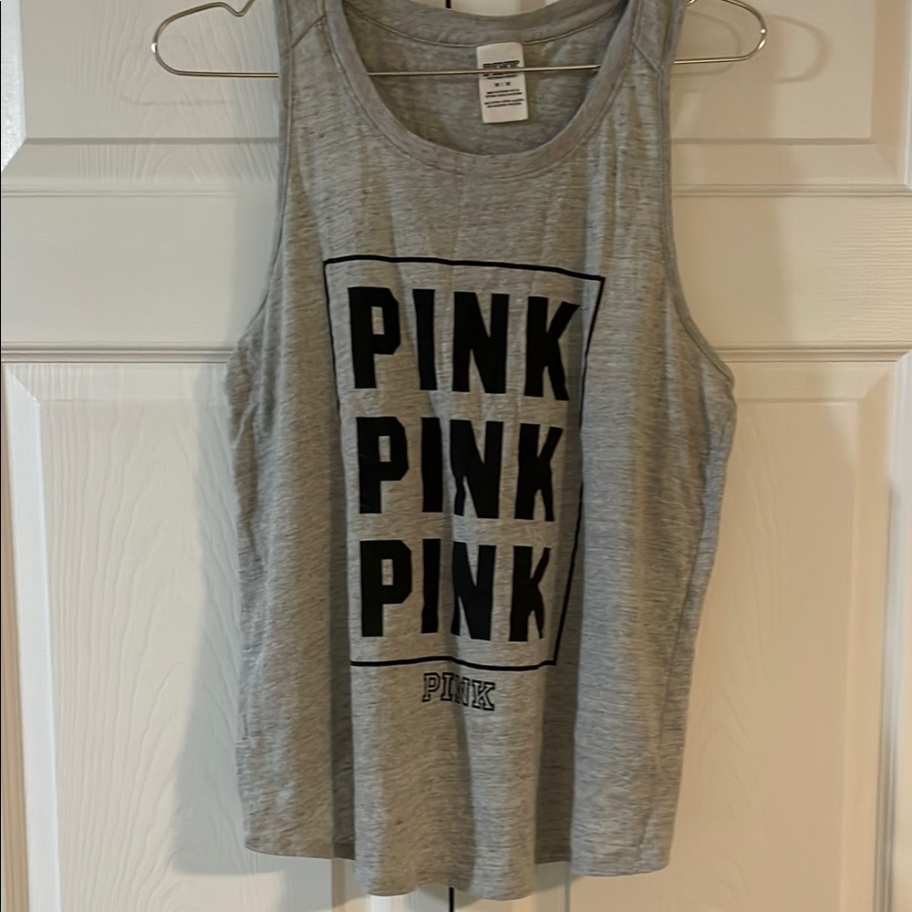 Gray PINK Tank Top by Victoria's Secret
